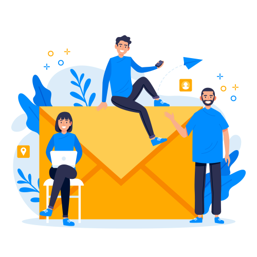 Imagem de pessoa entrando em Contato